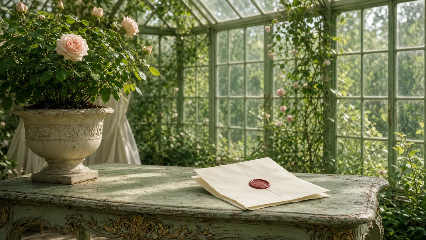 Campaign ink and a distant Paris window; no imperial laurel as romance.