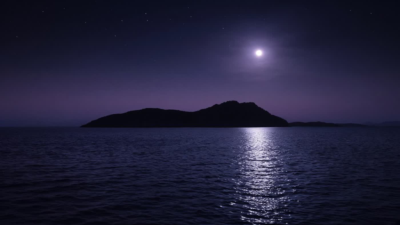 Night interior, two places set across a table, a third presence only as a pulse of light at a throat; no reconstructed portrait of Sappho.